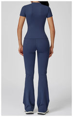 Load image into Gallery viewer, 2 Piece Seamless Yoga Set Performance Leggings Luxe
