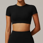 Load image into Gallery viewer, Contour Yoga Cropped Top Short Sleeve Performance Pro

