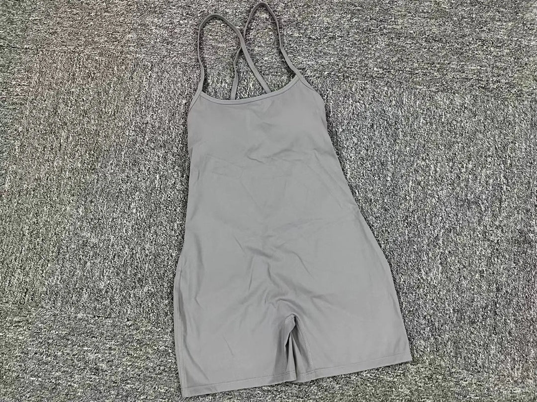 Seamless Backless Studio Lux Jumpsuit Set All Season Comfort