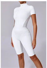 Load image into Gallery viewer, Seamless Zippered Contour Yoga Bodysuit for Performance
