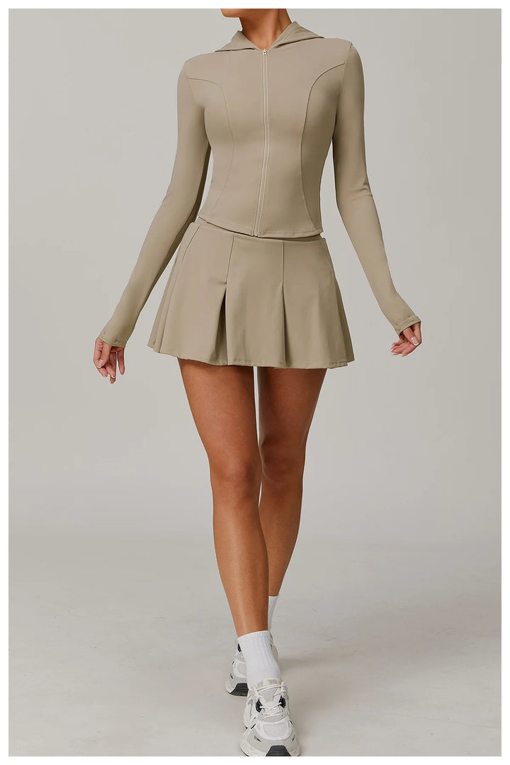 2 Piece Contoured Performance Athleisure Set Nylon