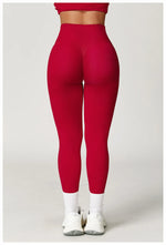 Load image into Gallery viewer, High Waist Contoured Seamless Leggings for Performance
