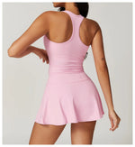 Load image into Gallery viewer, Two Piece Seamless Contour Yoga Leggings Set Nylon Knit
