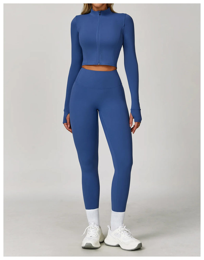 High Waist Contour Yoga Leggings Breathable Performance