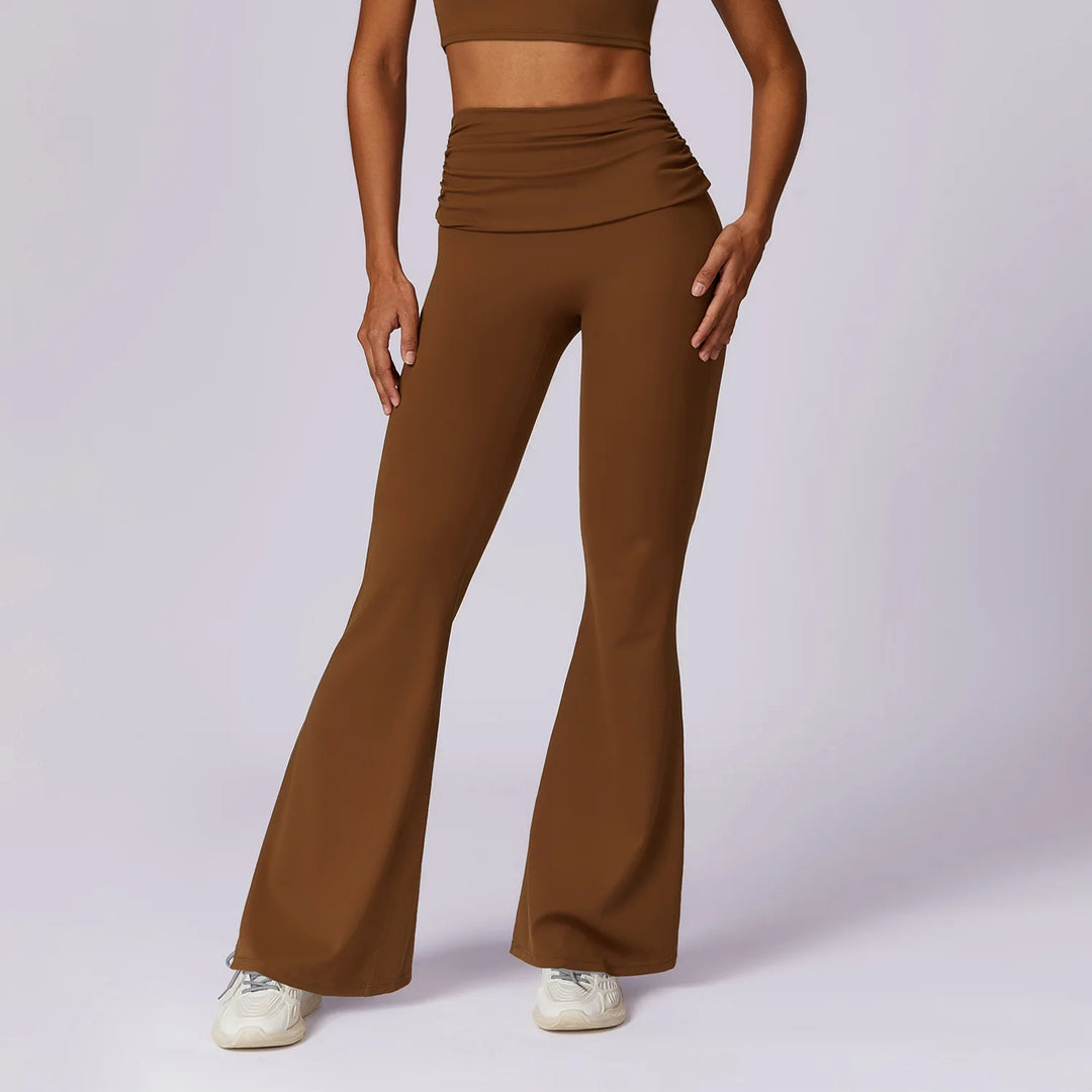 High Waist Flare Leggings for Studio Sophistication