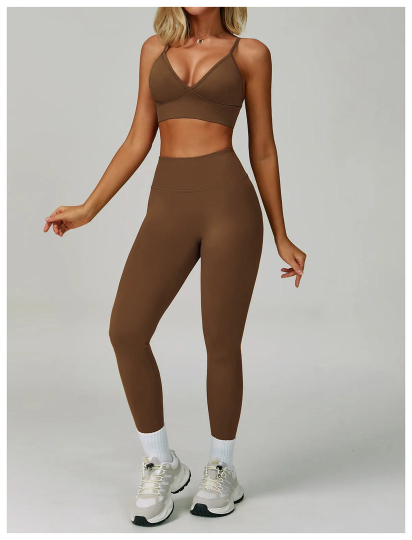 Breathable Shockproof Sports Bra With Adjustable Straps