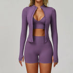 Load image into Gallery viewer, Two Piece Contour Seamless Performance Yoga Ensemble
