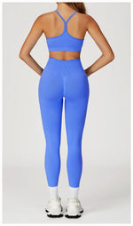 Load image into Gallery viewer, Seamless Contour Two Piece Yoga Set for Performance
