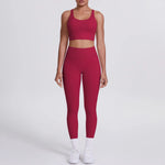 Load image into Gallery viewer, Ultra Luxe Contour Yoga Wear 2 Piece Leggings Nylon
