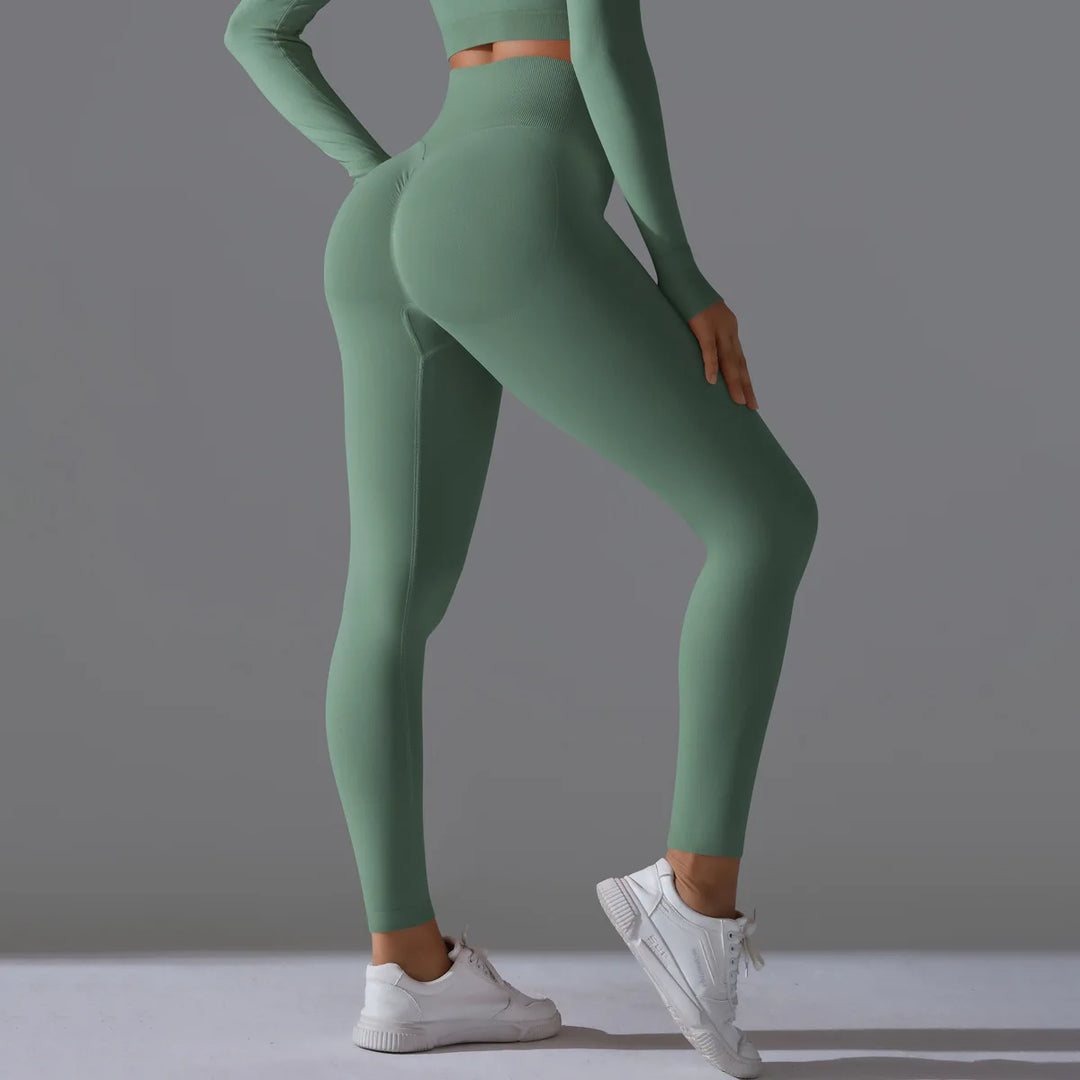 Seamless High Waist Yoga Leggings Performance Comfort