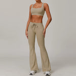 Load image into Gallery viewer, 2 Piece Contoured Performance Athleisure Set Nylon
