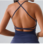 Load image into Gallery viewer, Cross Back Contour Seamless Sports Bra Performance
