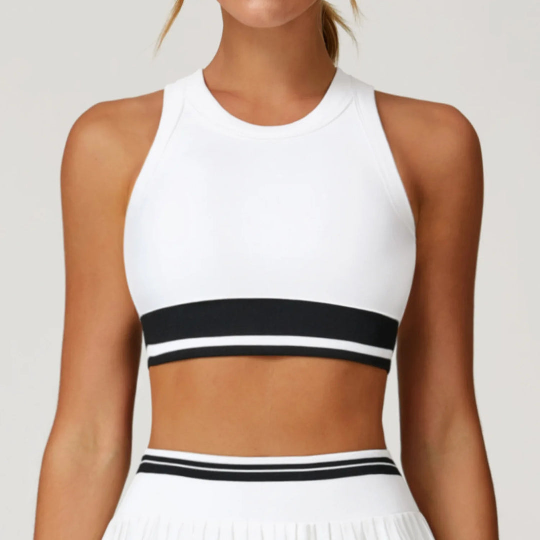 Color Block Contour Shock Proof Performance Sports Bra