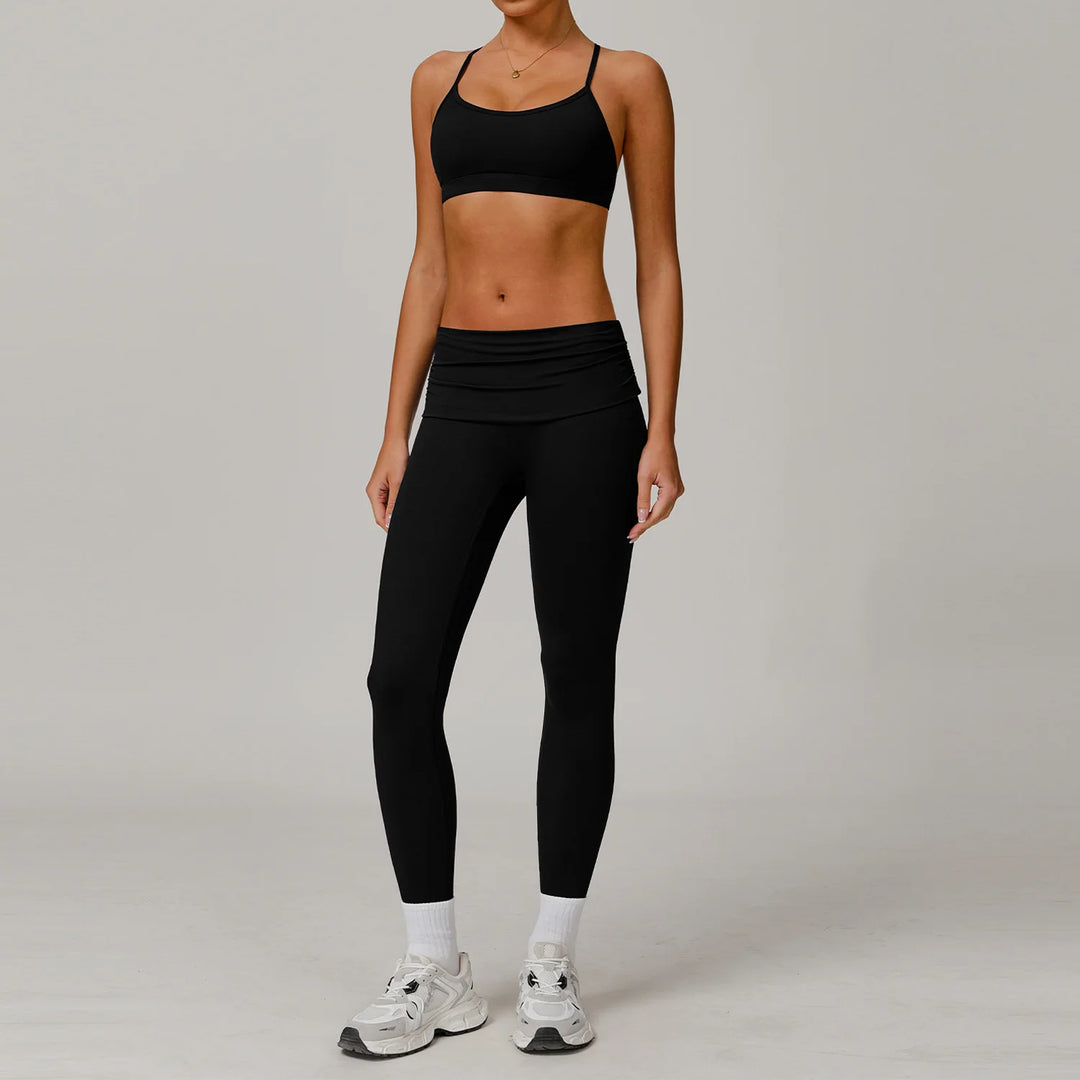 Two Piece Pro Leggings UltraSoft Performance High Waist