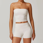 Load image into Gallery viewer, Signature 2 Piece Yoga Ensemble Nylon Plus Performance
