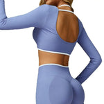 Load image into Gallery viewer, Seamless Ribbed Yoga Top With Breathable Comfort Wear
