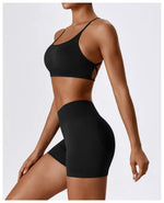 Load image into Gallery viewer, Breathable Cross Strap Contour Seamless Performance Bra
