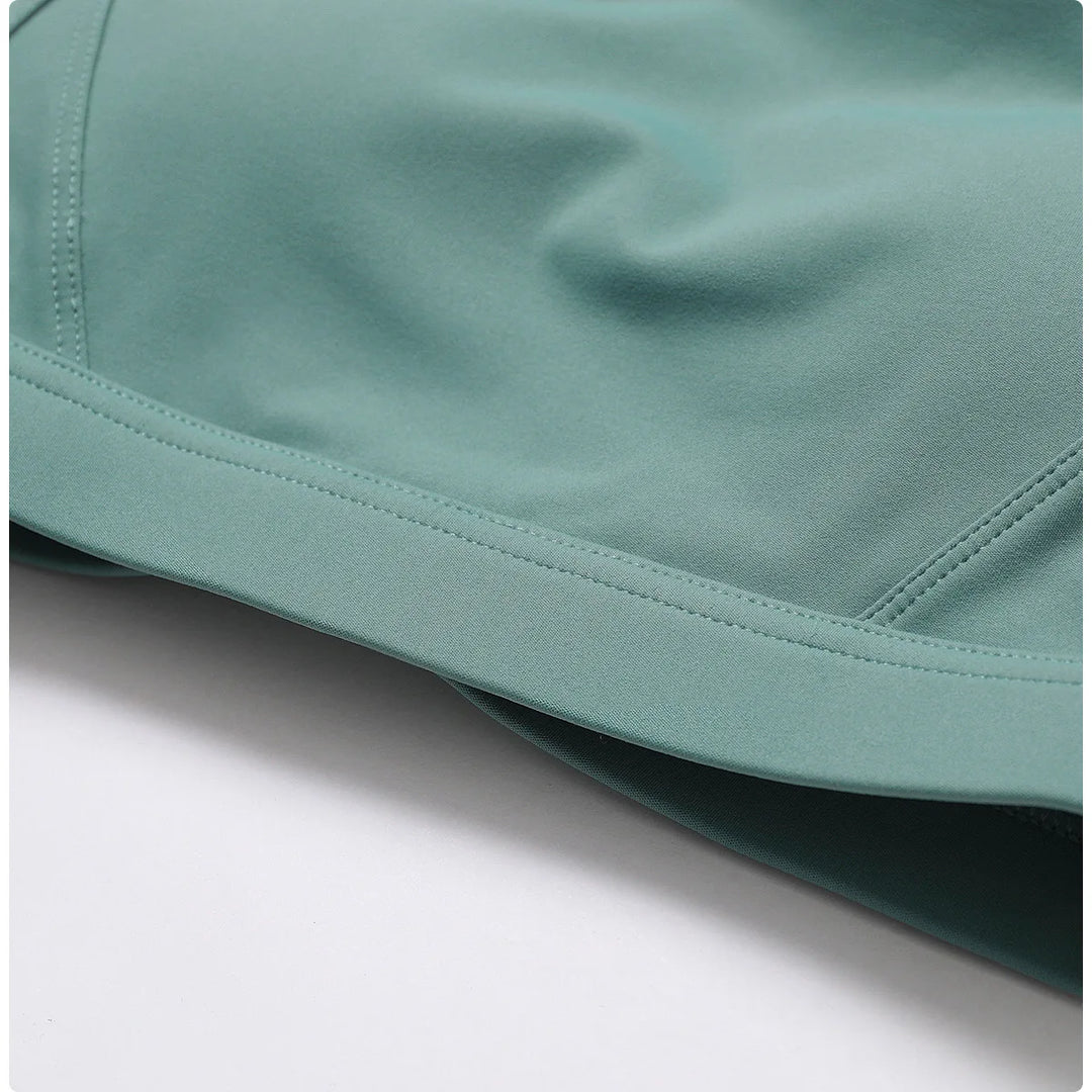 Crossed Shoulder Strap Yoga Bra Premium Nylon Spandex