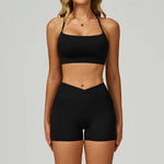 Load image into Gallery viewer, Two Piece Ultra Performance Yoga Luxe Set High Waist Band
