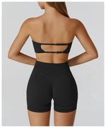 Load image into Gallery viewer, Seamless Contour Yoga Bra Open Back For Athleisure Wear
