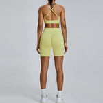 Load image into Gallery viewer, Seamless Contour 2 Piece Sculpted Yoga Wear Breathable
