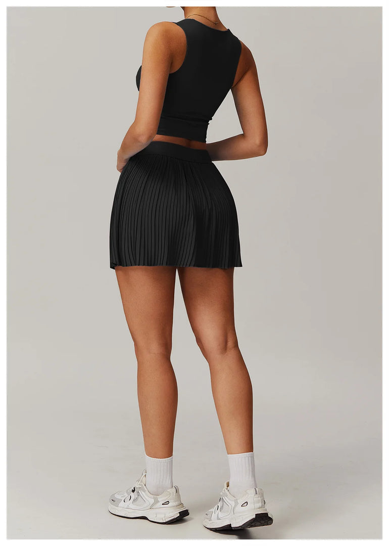 Luxurious Contour Performance Yoga Wear Skirt Nylon