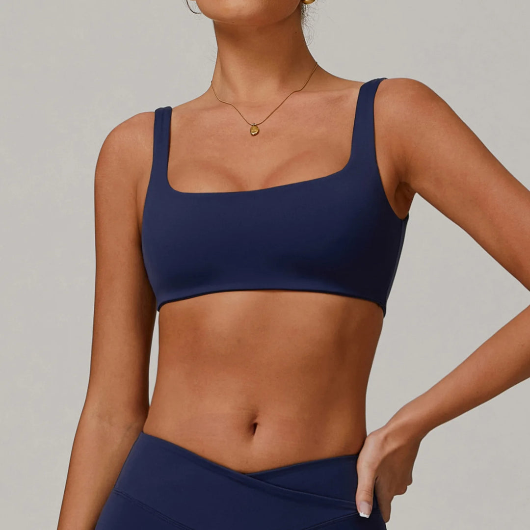 Seamless Contour Performance Sports Bra Nylon Spandex