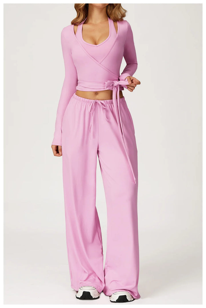 Premium Extended Sleeve Contour Yoga Top Performance