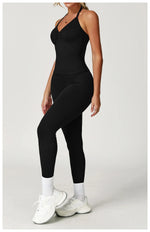 Load image into Gallery viewer, Breathable Contoured Halter Crop Sports Bra With Padding
