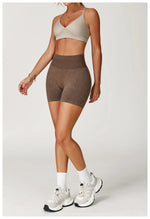 Load image into Gallery viewer, High Waist Sandwashed Performance Yoga Shorts LuxeLine
