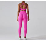 Load image into Gallery viewer, Seamless Performance Wear Set With High Waist Leggings
