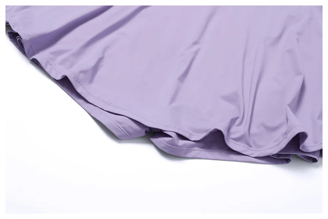 Seamless Performance Tennis Skort with Breathable Knit