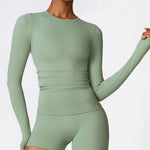 Load image into Gallery viewer, Premium Breathable Quick Dry Long Sleeve Nylon Knit
