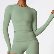 Premium Breathable Quick Dry Long Sleeve Nylon Knit