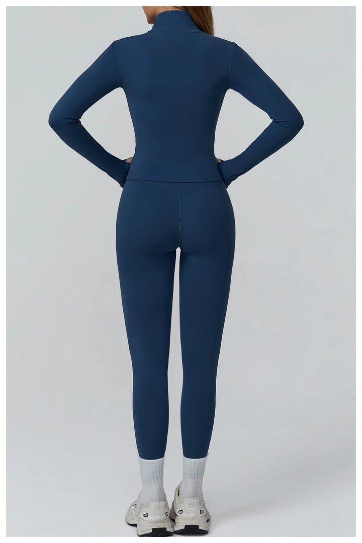 Contour Performance High Waist Athleisure Set Seamless