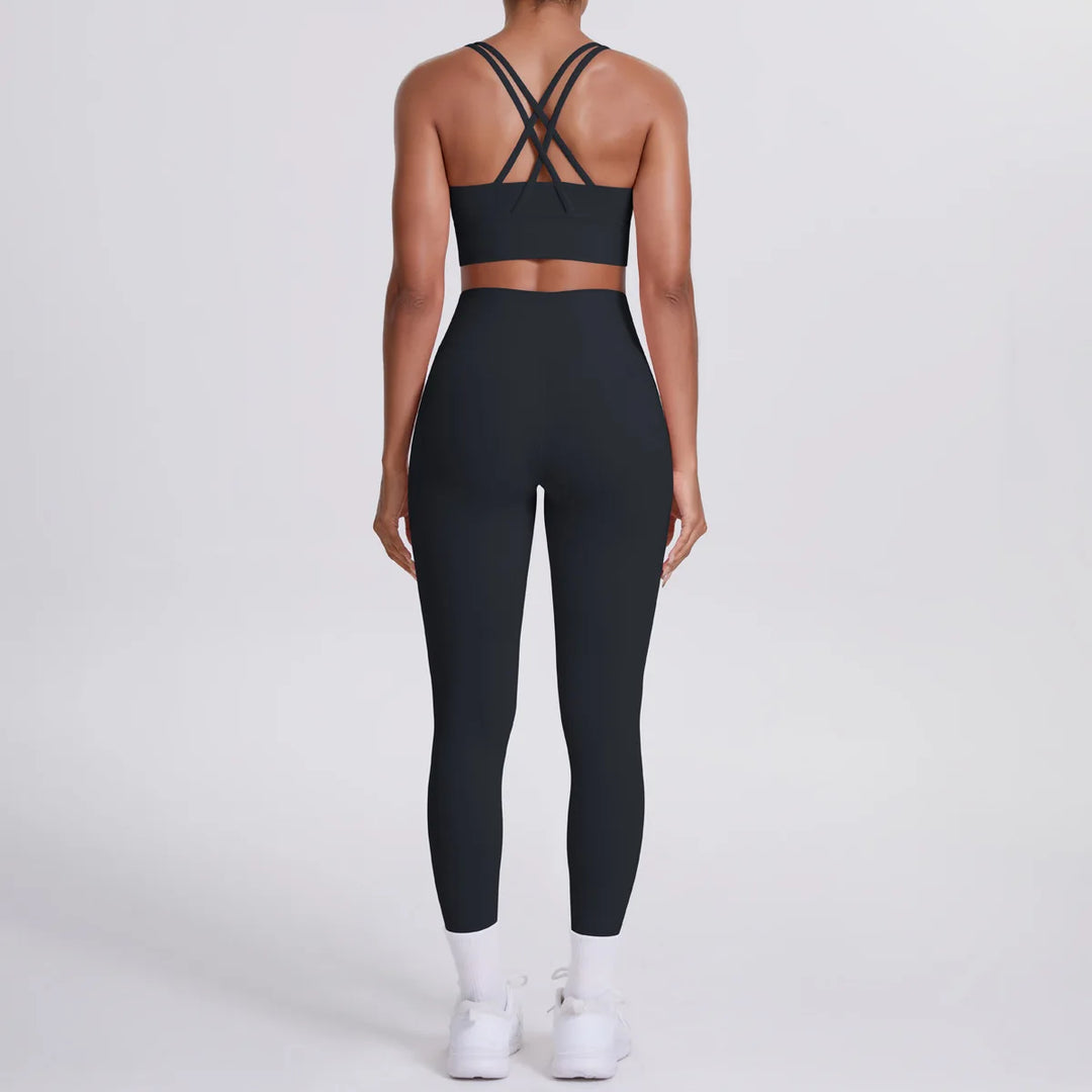 Ultra Luxe Contour Yoga Wear 2 Piece Leggings Nylon