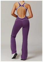 Load image into Gallery viewer, Sculpted Seamless Performance Jumpsuit With Front Zip
