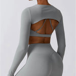 Load image into Gallery viewer, Nude Seamless Contour Knit Longline Performance Top
