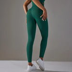 Load image into Gallery viewer, Ribbed Scrunch Contour Seamless High Waist Leggings
