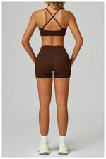 Load image into Gallery viewer, Two Piece Ultra Performance Yoga Luxe Set High Waist Band
