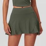 Load image into Gallery viewer, High Waist Contour Skirt Short Culotte Breathable Nylon
