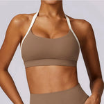 Load image into Gallery viewer, Contoured Halter Breathable Sport Bra Quick Dry Lift
