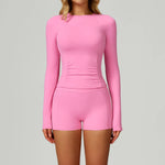 Load image into Gallery viewer, 2 Piece Contoured Breathable Yoga Ensemble Knitwear
