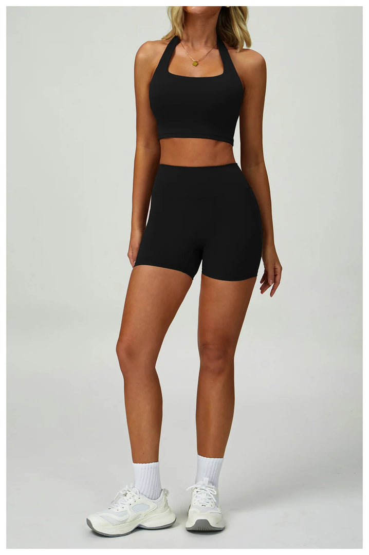 2 Piece Contouring Sculpted Yoga Ensemble Performance