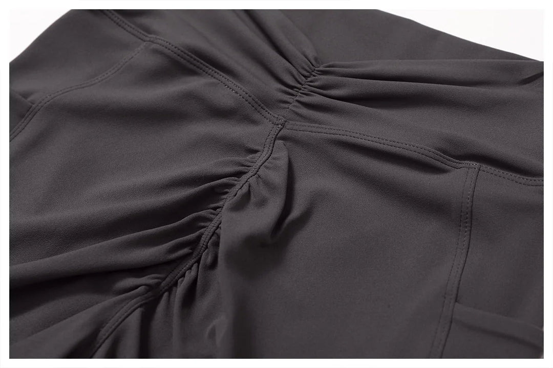 V Back Swept High Waist Contoured Leggings With Performance