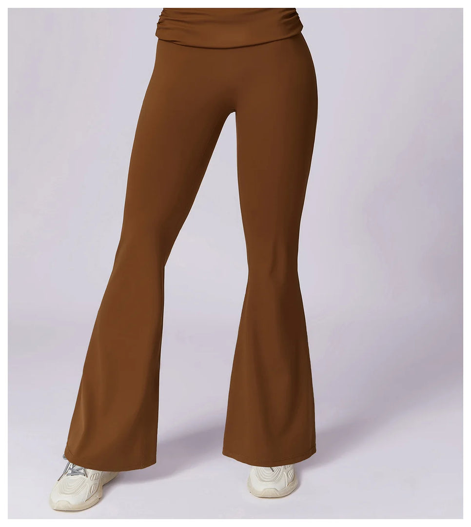 High Waist Flare Leggings for Studio Sophistication