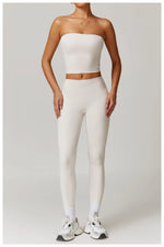 Load image into Gallery viewer, Sculpted Strapless Yoga Vest Contoured Support Brassiere
