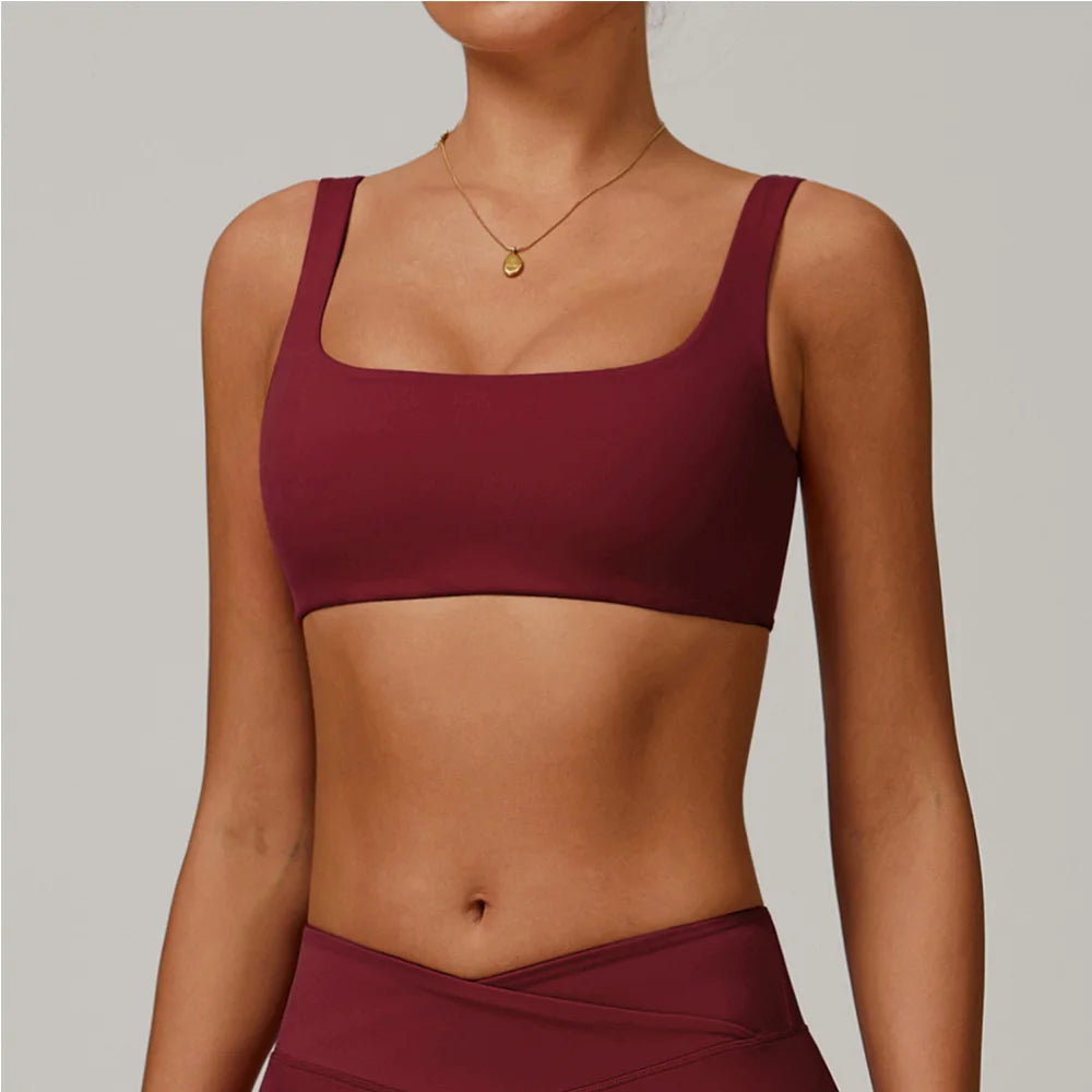 Seamless Contour Performance Sports Bra Nylon Spandex