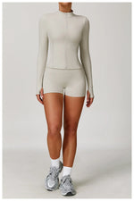 Load image into Gallery viewer, Premium Breathable Long Sleeve Performance Gym Top Nylon
