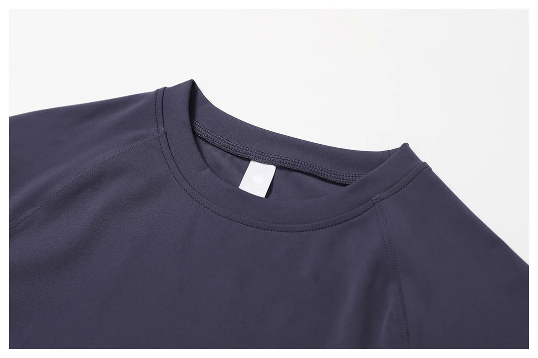 Breathable Seamless Studio Tee Nylon Knit For Running
